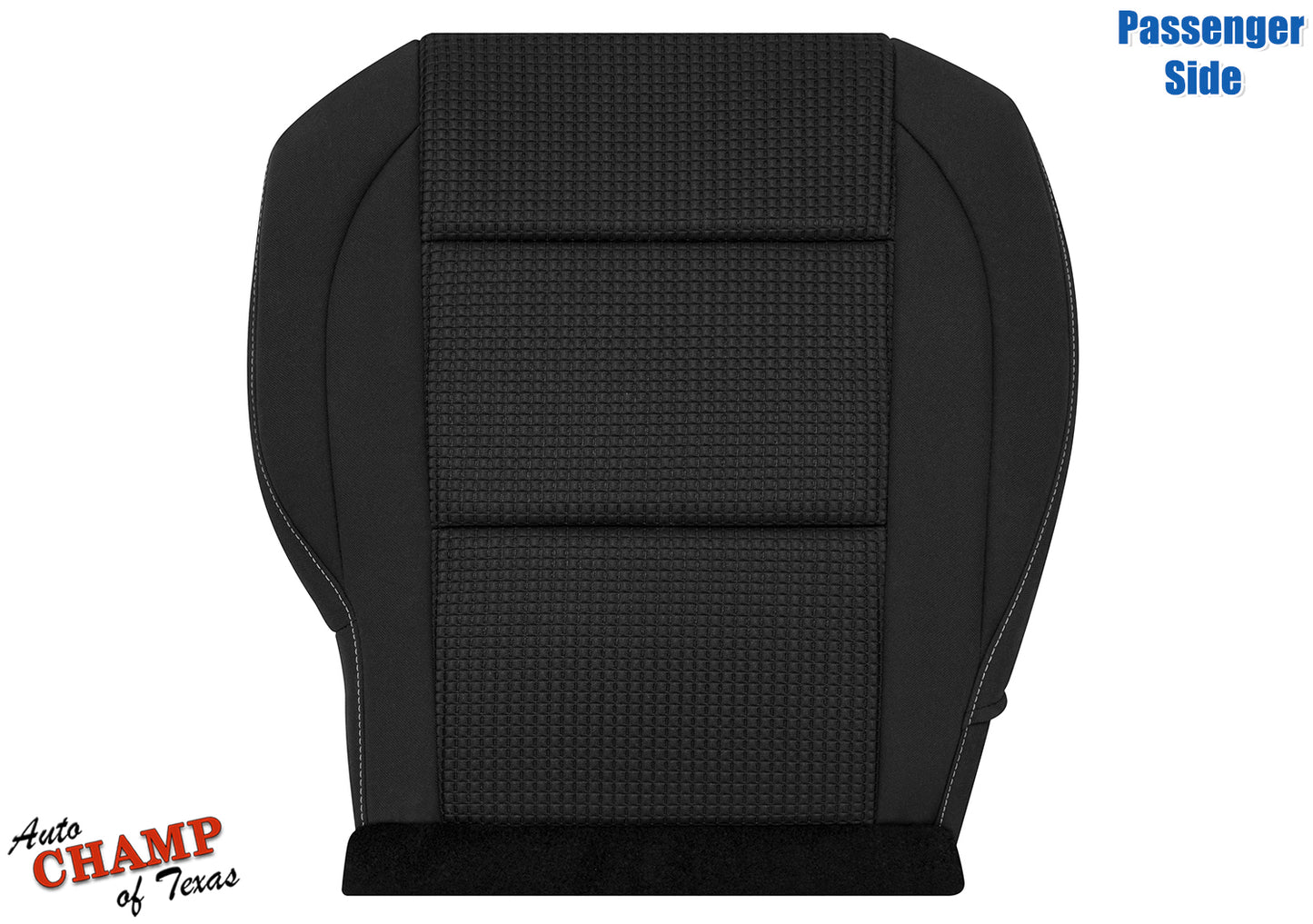 nissan titan 2008 2015 black seat cover cloth passenger