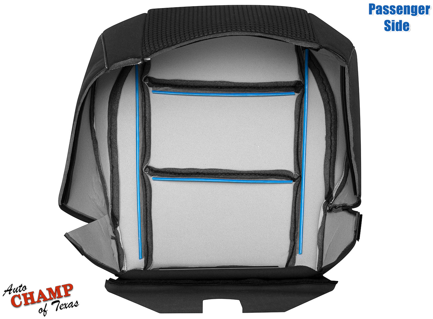 black cloth oem seat cover passenger titan 2008 2015