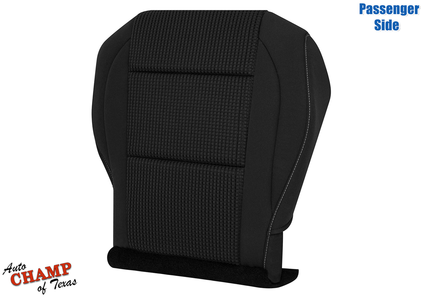 cloth passenger bottom seat titan 2008 2015 black cover