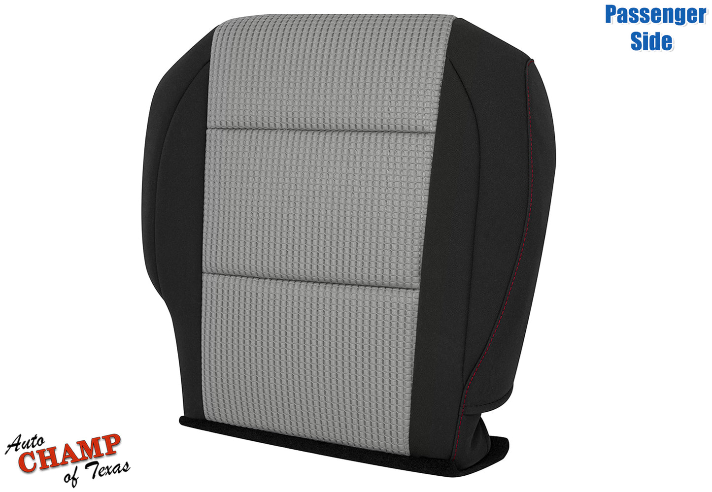 gray black cloth seat titan 2008 2015 passenger nissan cover