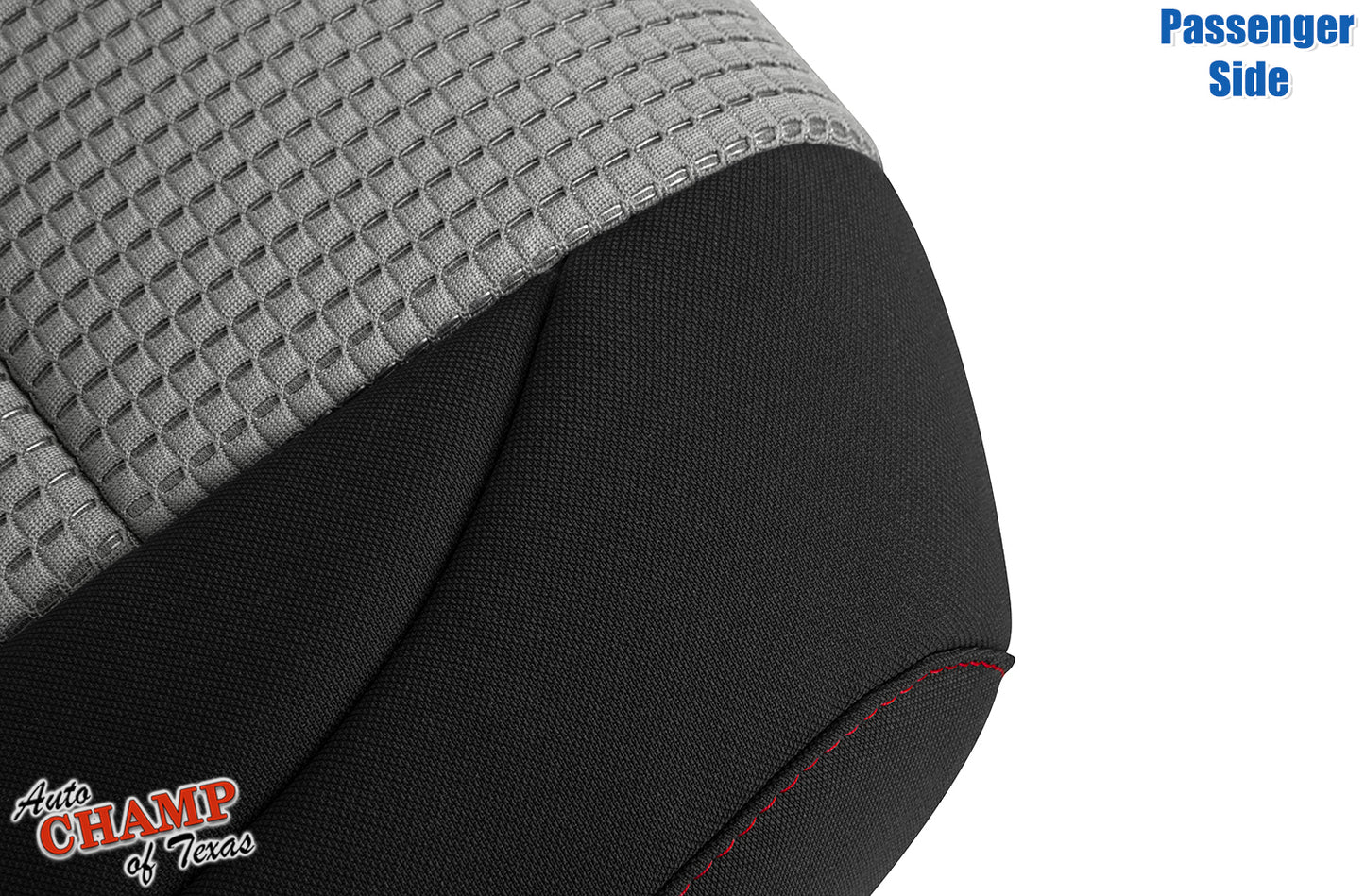 2008 2015 titan black gray cloth passenger bottom seat cover