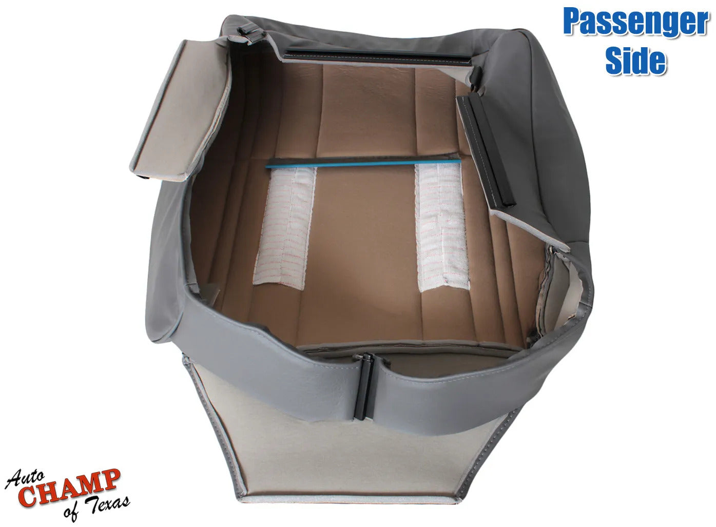 1994 1997 dodge ram 1500 st base work truck bottom cloth seat cover gray