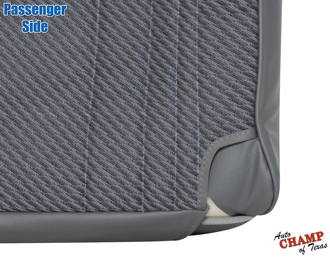 1994 1997 dodge ram 1500 st base work truck bottom cloth seat cover gray