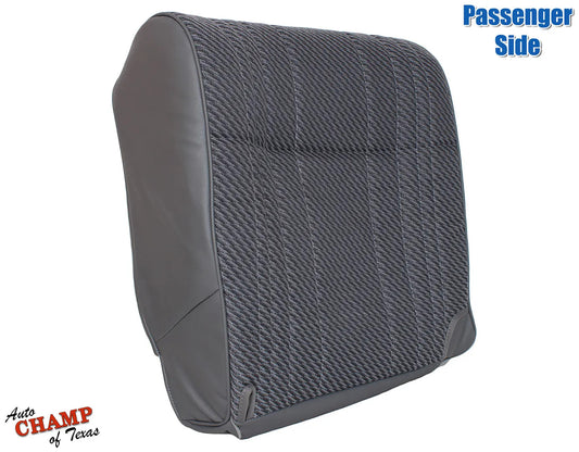 1994 1997 dodge ram 1500 st base work truck bottom cloth seat cover gray