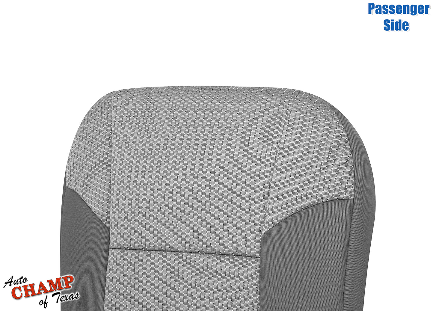 2005–2011 Toyota Tacoma Passenger Side Bottom Cloth Seat Cover Gray
