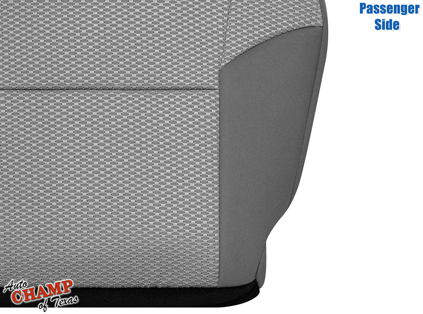 2005–2011 Toyota Tacoma Passenger Side Bottom Cloth Seat Cover Gray