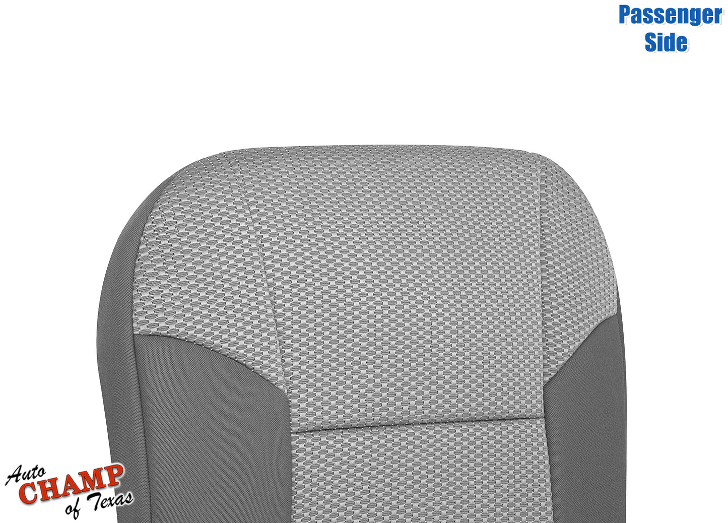 2005–2011 Toyota Tacoma Passenger Side Bottom Cloth Seat Cover Gray
