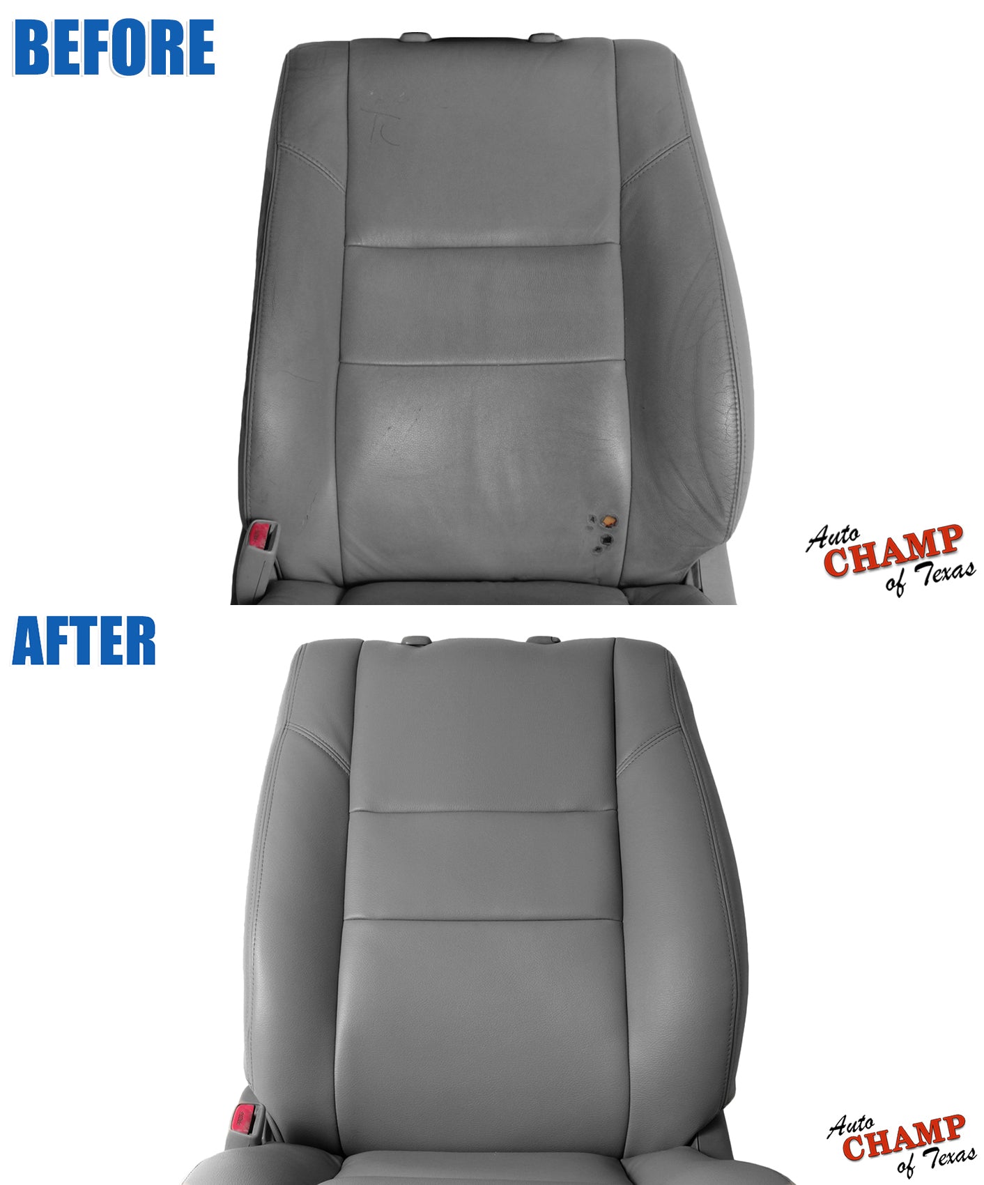 2005 2006 tundra limited driver gray leather seat lean back replacement before after