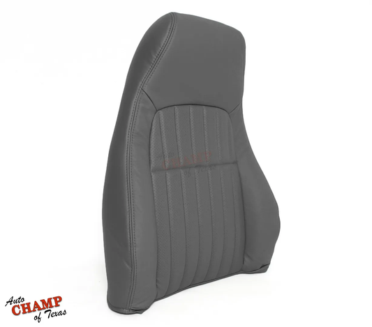 1997-1999 Chevy Camaro Z28/RS/SS Driver Lean Back Leather Seat Cover Dark Gray