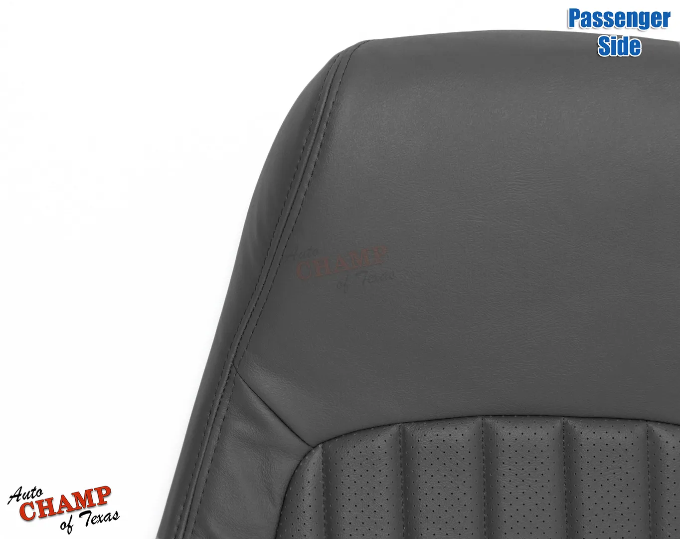 1997-1999 Chevy Camaro Z28 RS SS Passenger Lean Back Leather Seat Cover Dark Gray