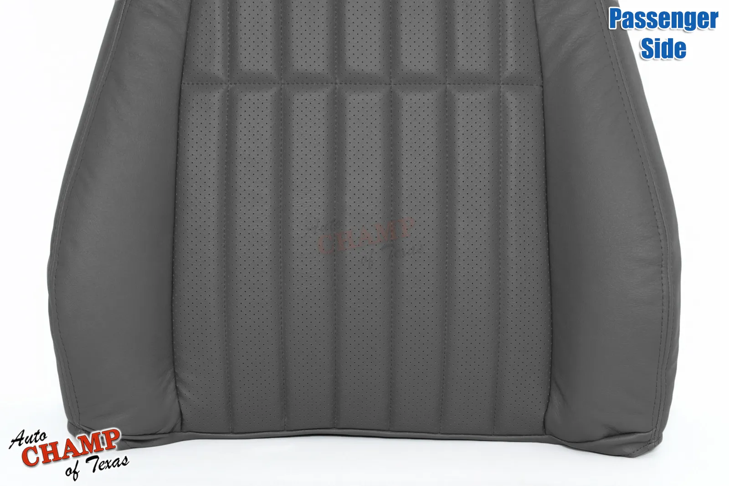 1997-1999 Chevy Camaro Z28 RS SS Passenger Lean Back Leather Seat Cover Dark Gray