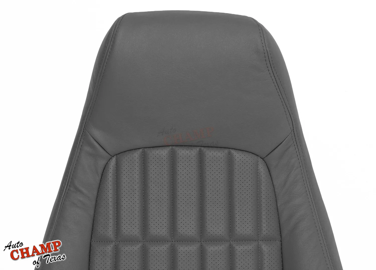 1997-1999 Chevy Camaro Z28/RS/SS Driver Lean Back Leather Seat Cover Dark Gray
