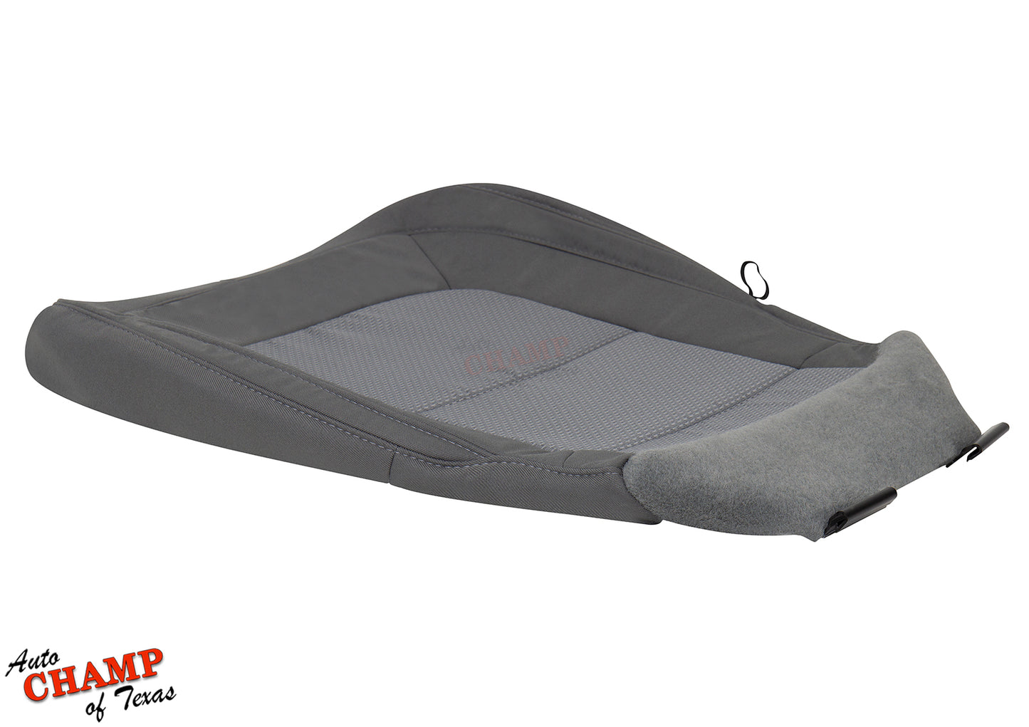 2015 2022 chevy colorado driver bottom seat cover gray cloth angled view