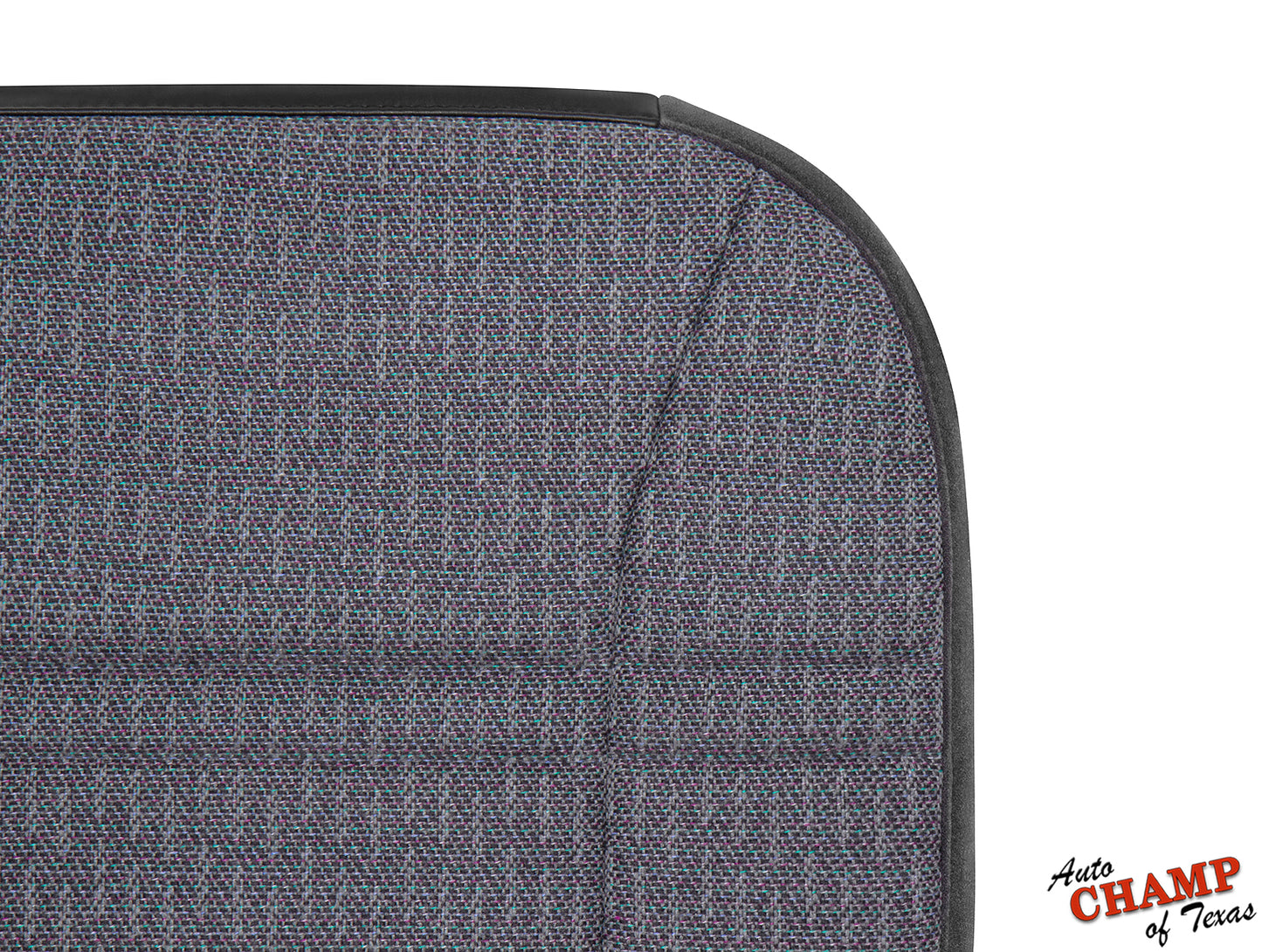 close-up of dark gray fabric texture on 1999-2001 jeep cherokee seat cover