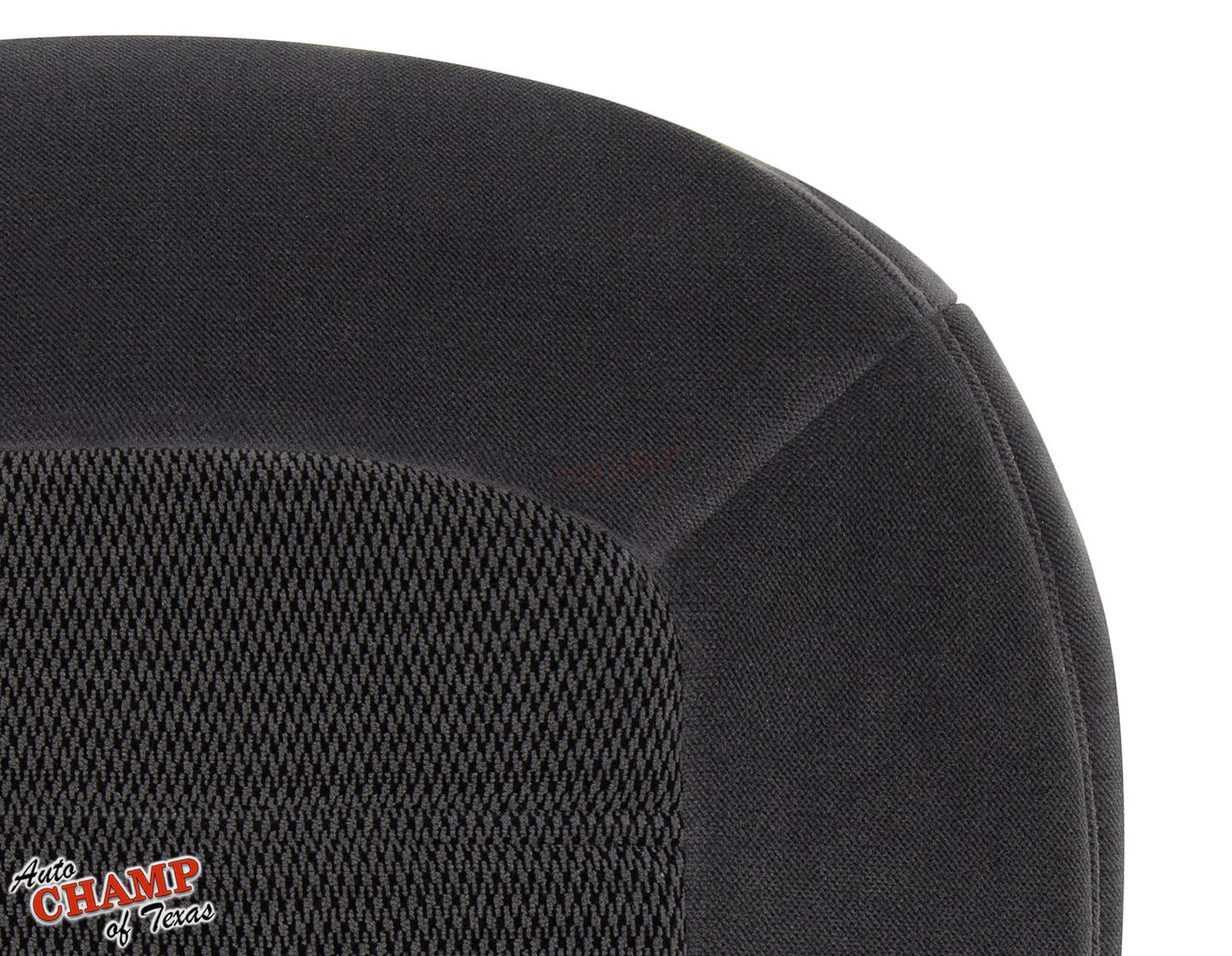 2002 2005 ford explorer xlt driver side bottom seat cover gray cloth top view