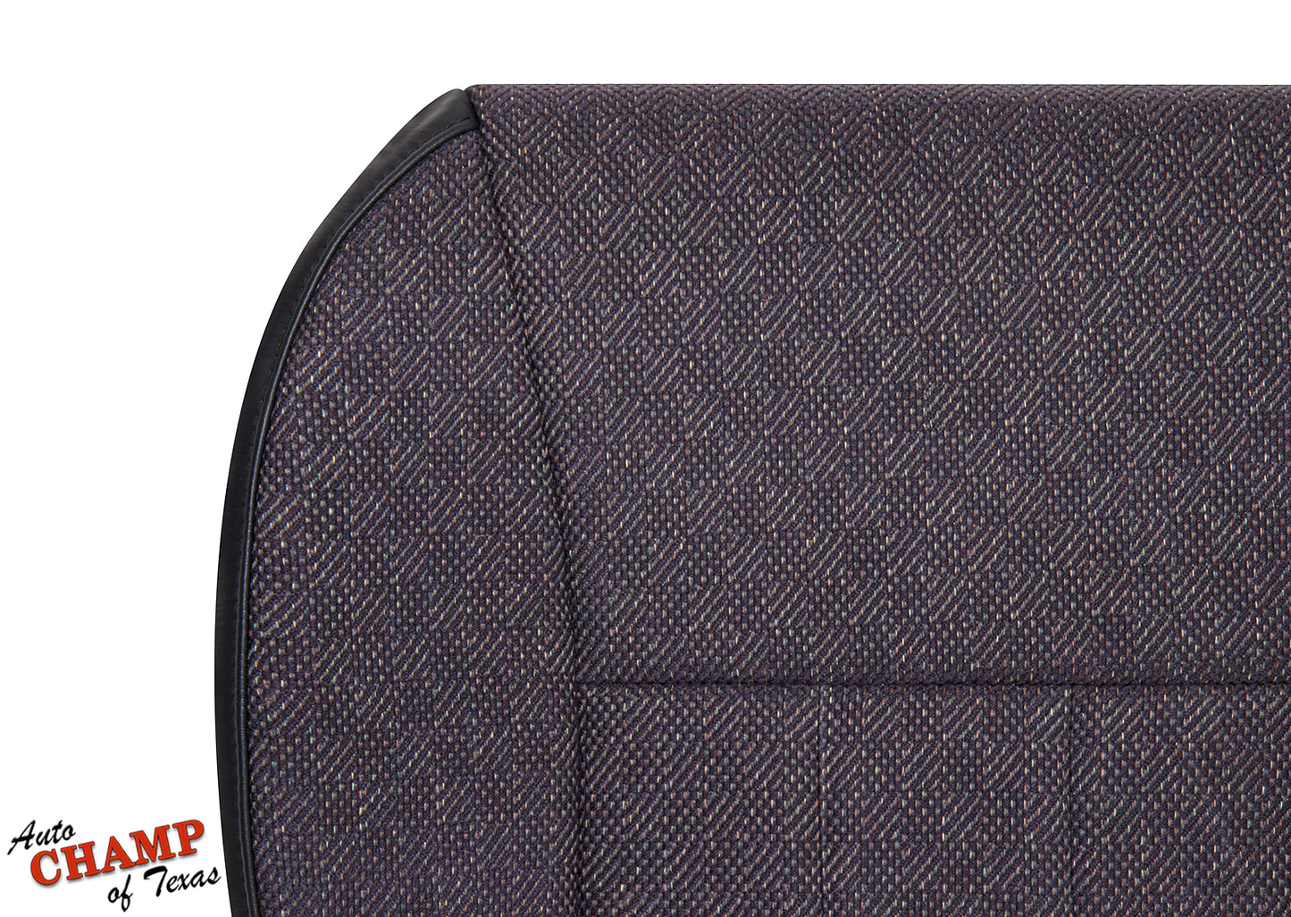 1999-2001 jeep cherokee classic driver side bottom replacement cloth seat cover dark gray with black vinyl