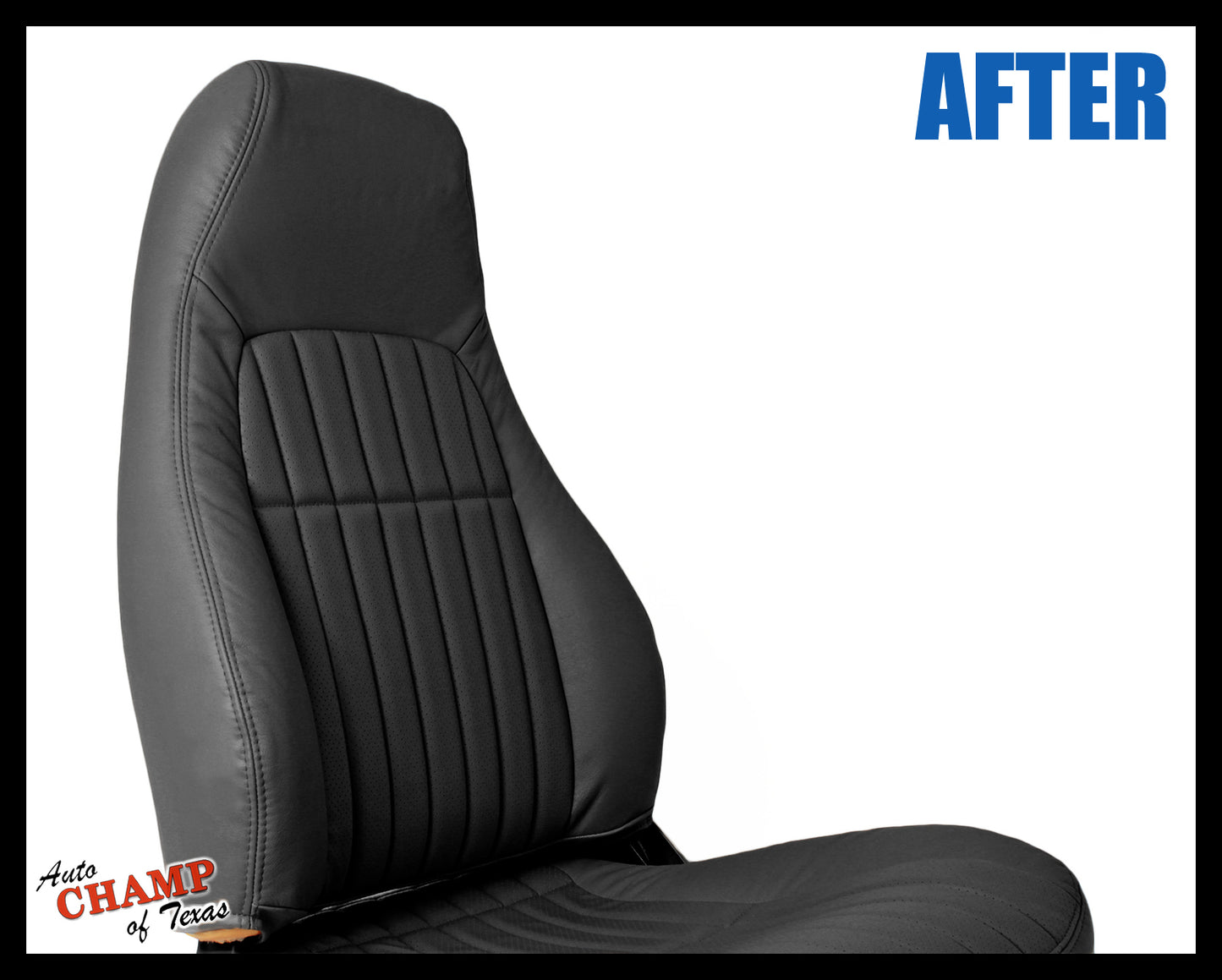 1997 1999 chevy camaro gray leather driver seat new vertical stitched