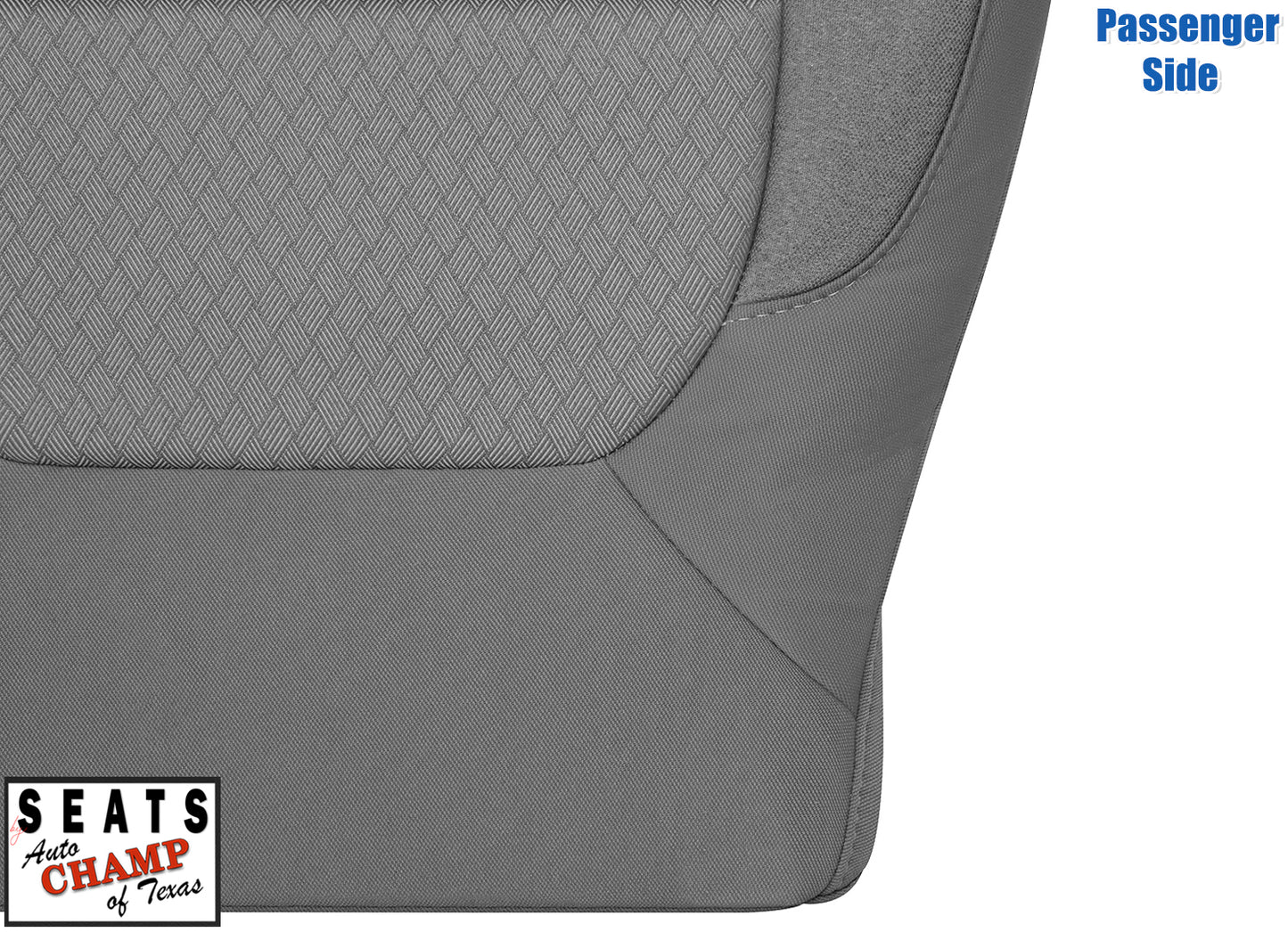 2019 2024 chevy silverado lt custom bottom seat cover gray cloth upgrade