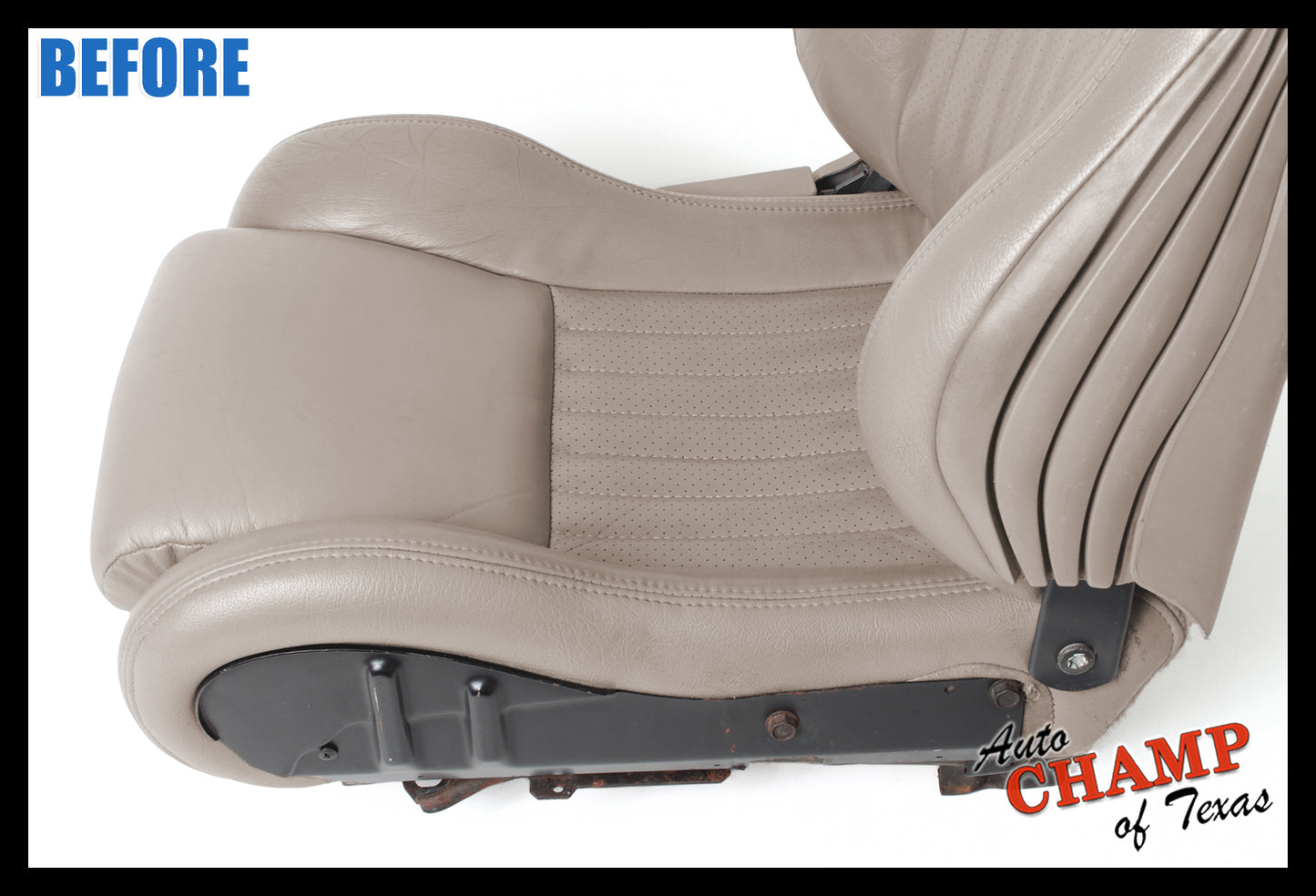 passenger bottom leather seat tan 1995 firebird