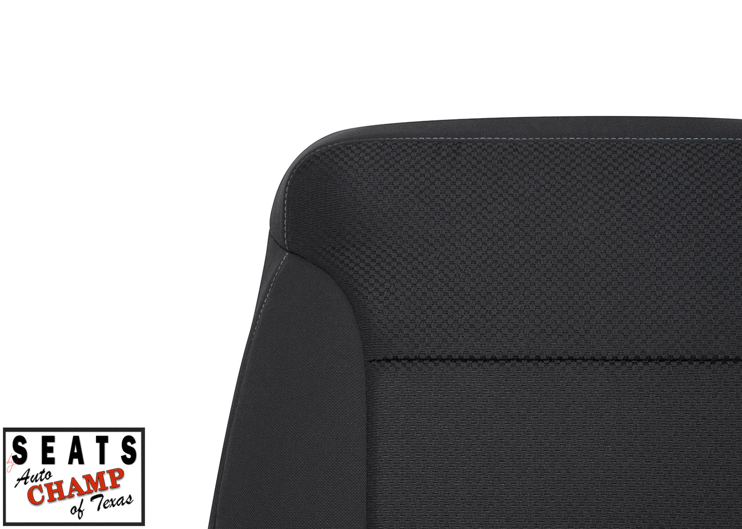 2015 2019 gmc sierra 1500 lean back seat cover jet black cloth passenger side