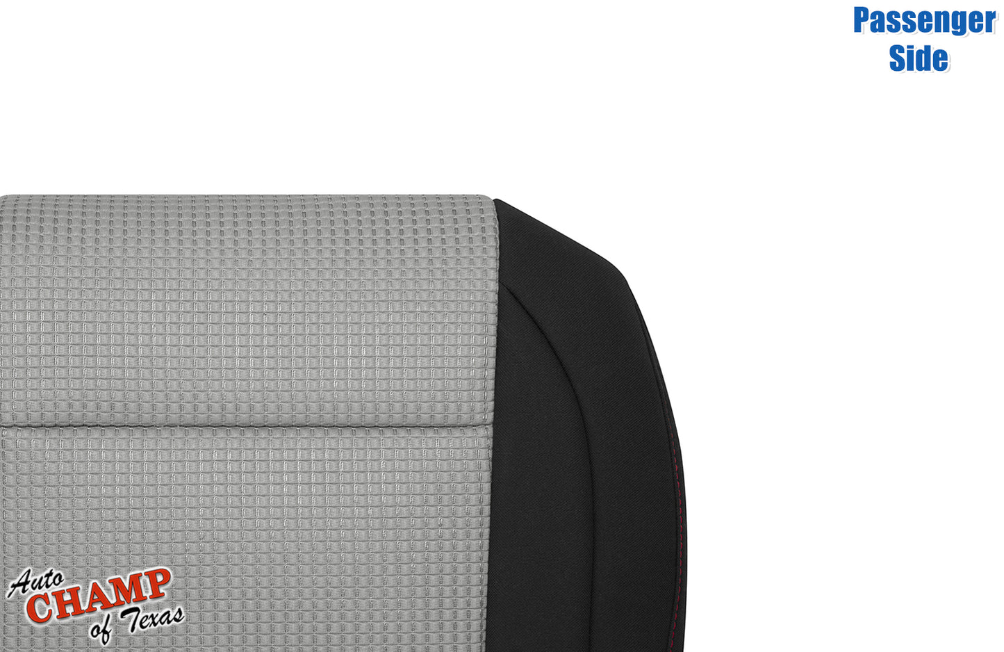 black gray titan seat cloth passenger bottom 2008 2015