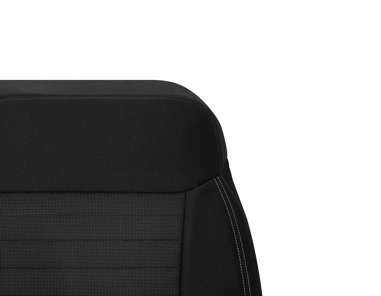 2019-2023 Ford Ranger Driver Side Lean Back Cloth Seat Cover Black