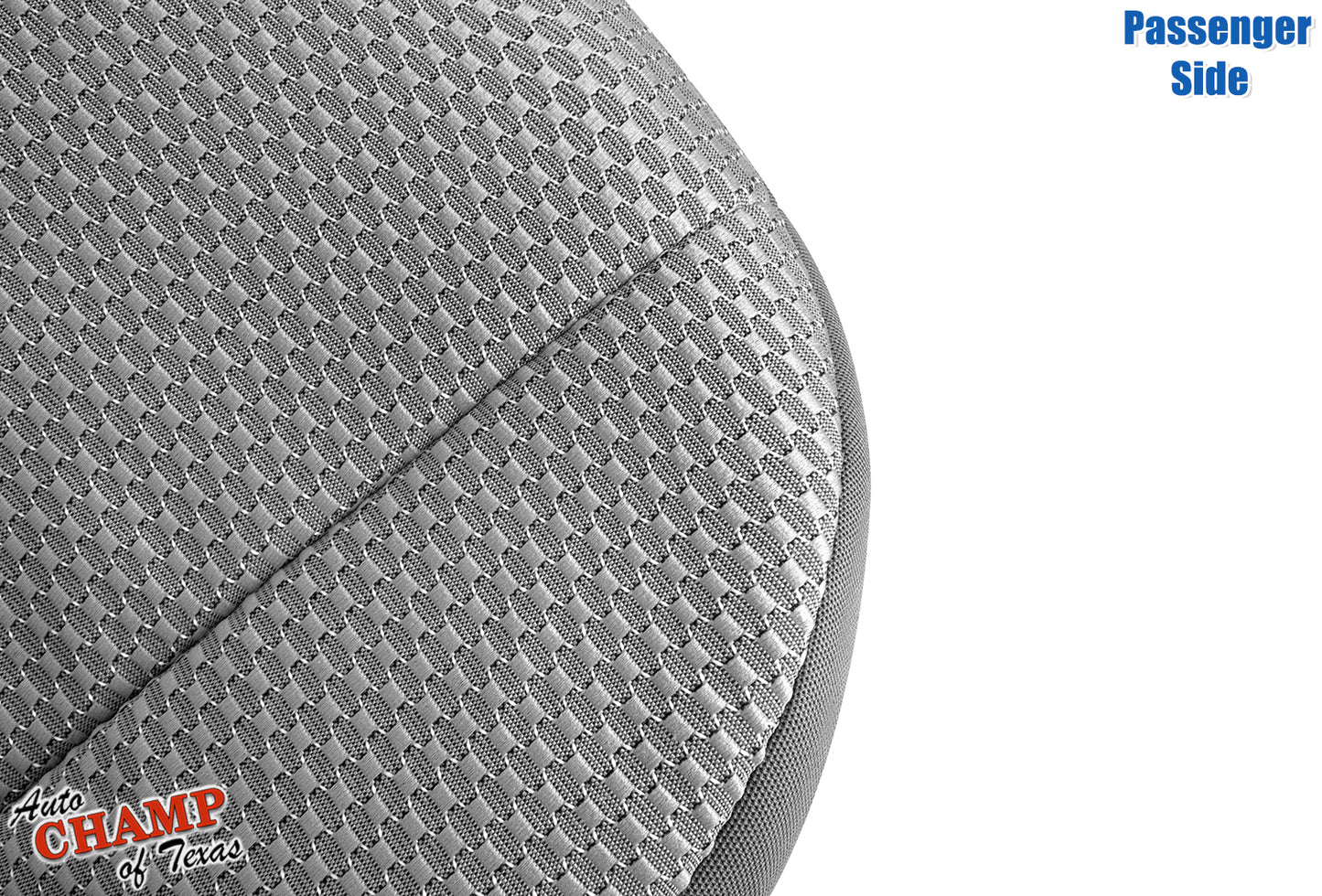 2005–2011 Toyota Tacoma Passenger Side Bottom Cloth Seat Cover Gray