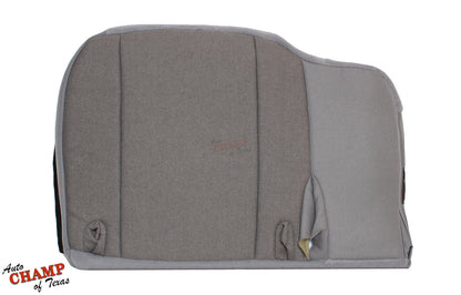 2000-2002 ford ranger driver side bottom seat cover gray cloth medium graphite