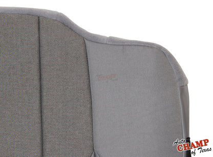 2000-2002 Ford Ranger driver side bottom seat cover gray cloth replacement