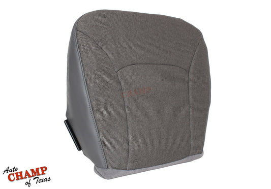 2003 Ford E150 E250 E350 E450 Driver Bottom Seat Cover Gray Cloth Medium Flint