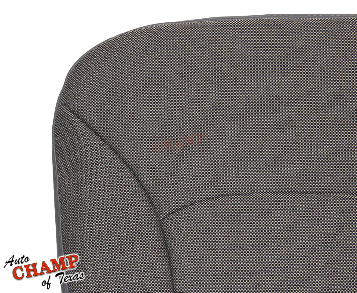 2003 Ford E150 E250 E350 E450 Driver Bottom Seat Cover Gray Cloth Medium Flint