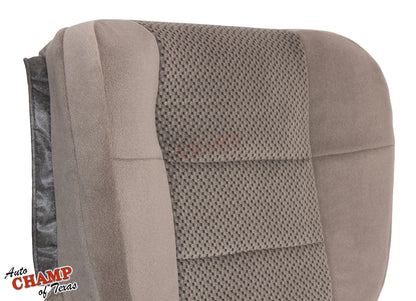 driver seat cover bottom tan cloth 2002 ford f150 extended cab bench