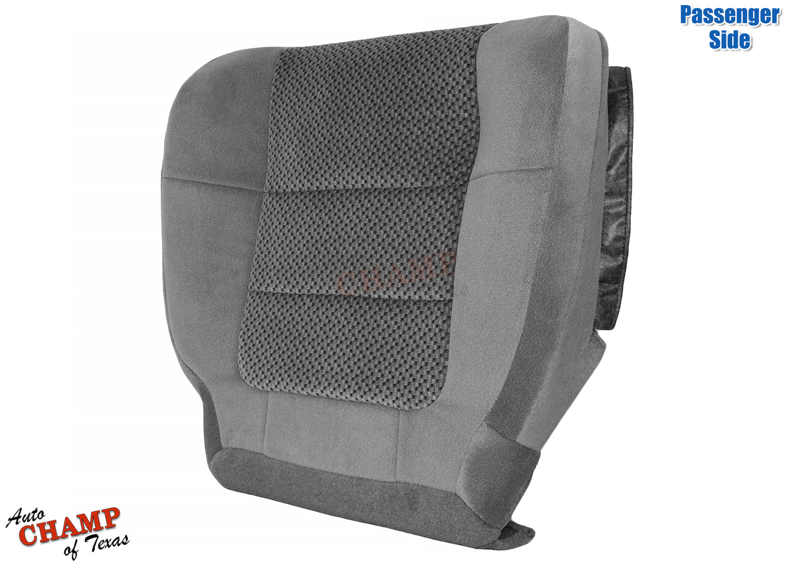 2001 2002 ford f150 x cab passenger seat bottom cover gray oem