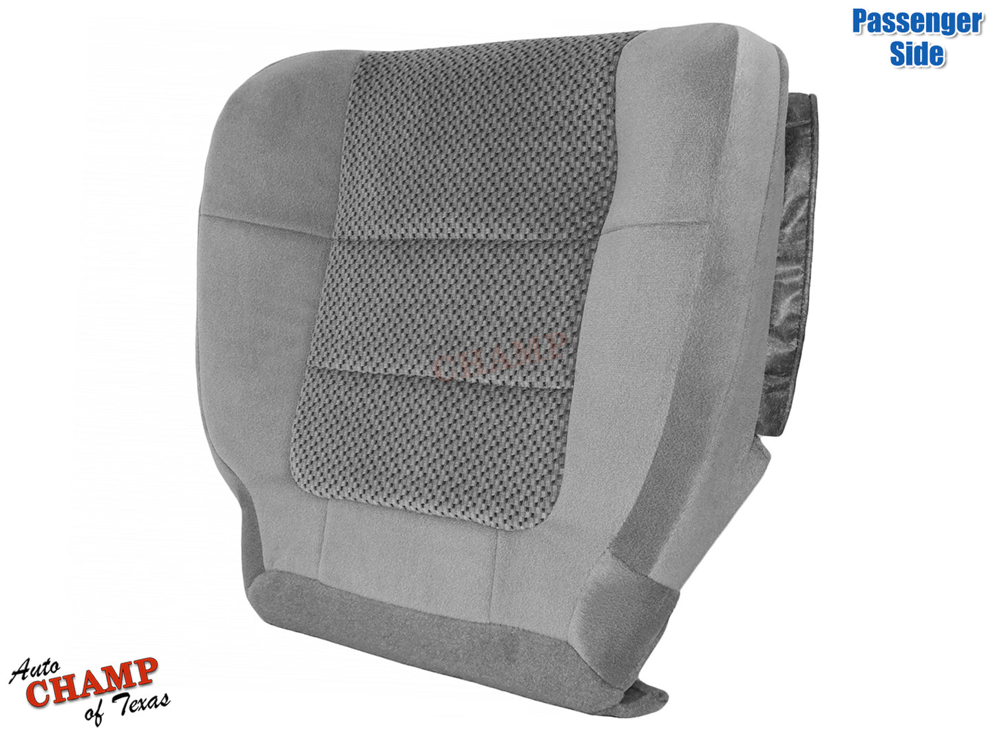 gray passenger seat base cover cloth 2002 ford f150 super cab bench