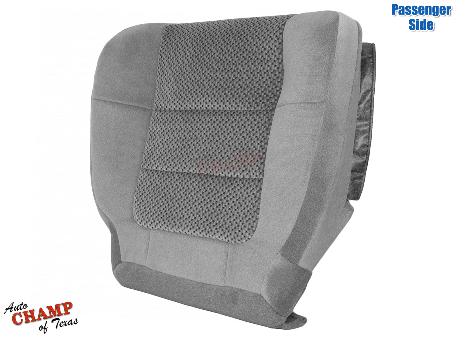 gray passenger seat base cover cloth 2002 ford f150 super cab bench