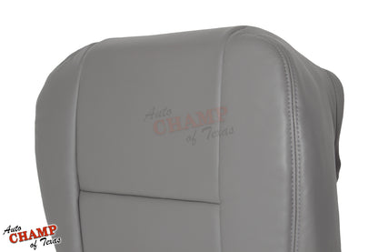 gray leather bottom driver seat cover 2000 2004 toyota tundra sr5 limited