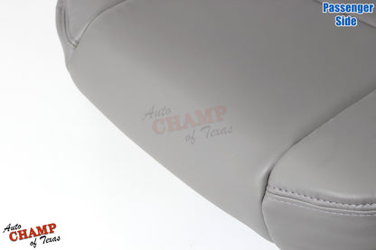 passenger bottom seat cover gray leather 2000 2004 toyota tundra sr5 limited