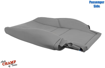 gray passenger side leather seat cover replacement for 2000-2004 tundra sequoia flat image