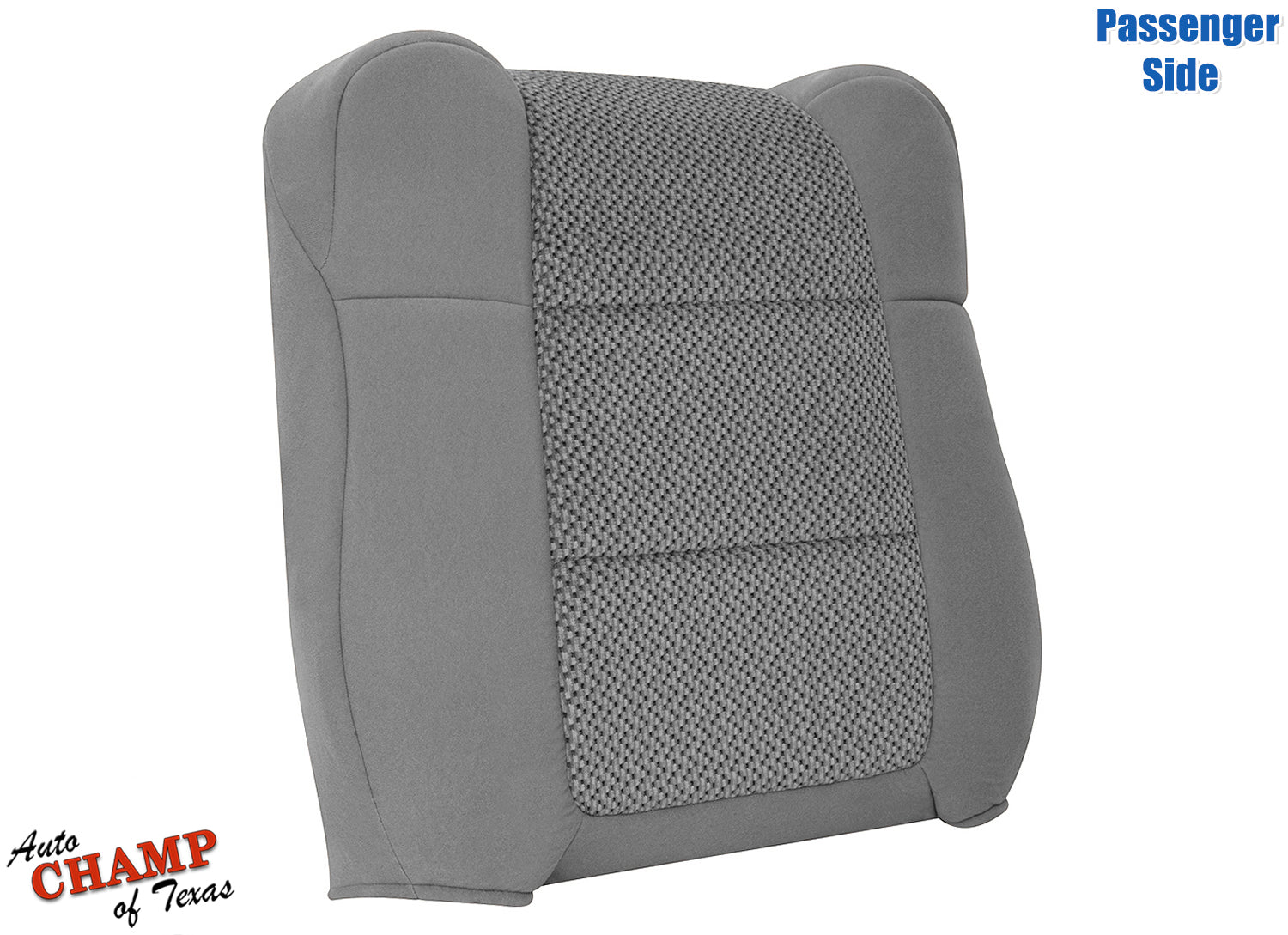 lean back cloth passenger seat cover ford f150 2003 gray