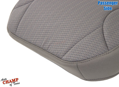 2002-2004 Jeep Liberty passenger bottom seat cover taupe tan detailed stitching