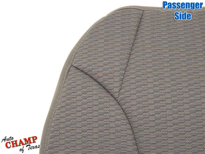 2002-2004 Jeep Liberty passenger side bottom seat cover taupe tan replacement