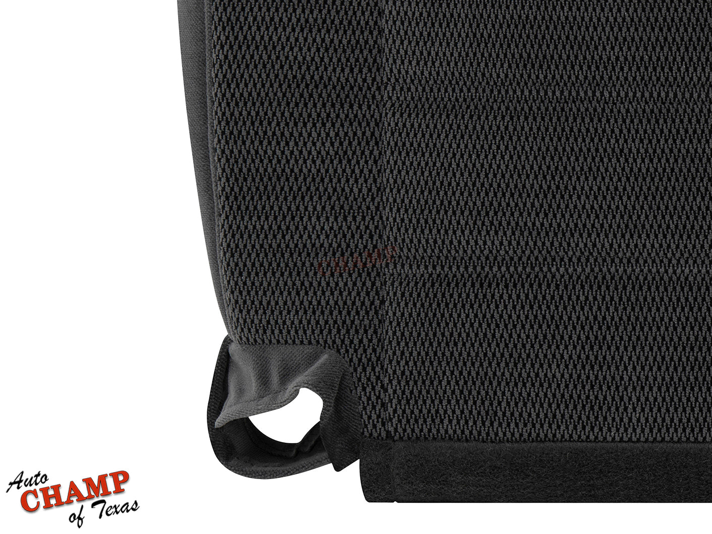 02 03 04 05 ford explorer xlt driver bottom seat cover gray cloth closeup front view