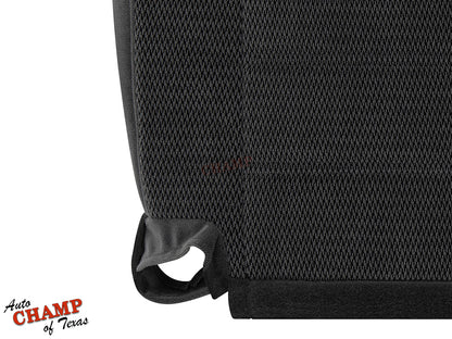 02 03 04 05 ford explorer xlt driver bottom seat cover gray cloth closeup front view