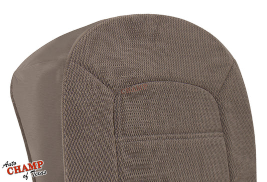 2002 2003 2004 2005 ford explorer xlt driver bottom seat cover tan cloth angle