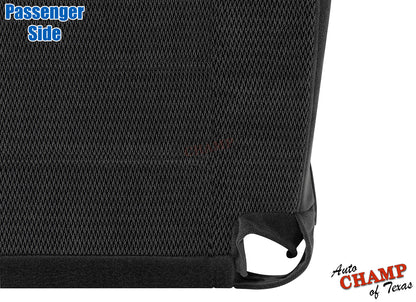 2002 2003 2004 2005 ford explorer xlt passenger side bottom seat cover gray cloth close up