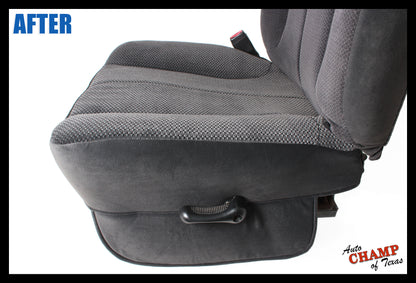 driver seat bottom cushion cloth cover 2003 2005 dodge ram 3500 slt dark gray