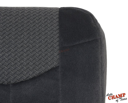 2002 2003 chevy avalanche driver seat backrest cover gray cloth replacement