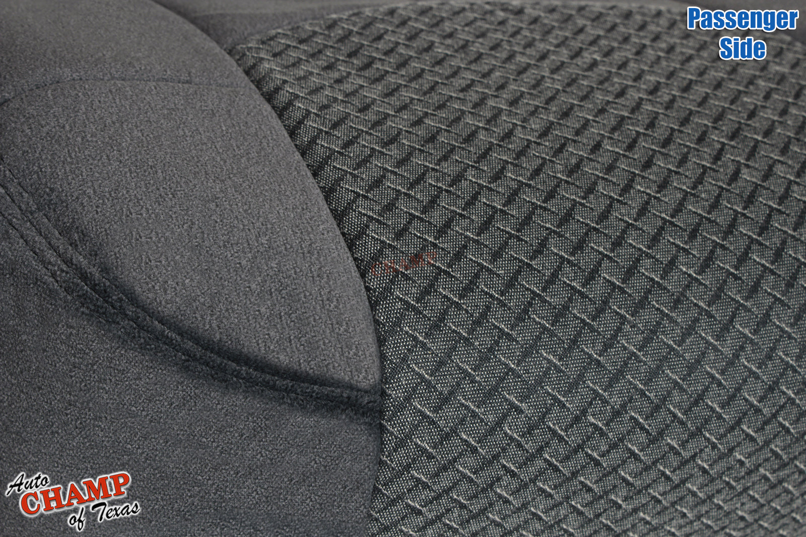 2002 chevy avalanche passenger bottom seat cover gray cloth oem style fit