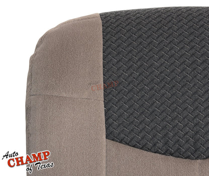 2002 chevy avalanche driver seat cover top view dune tan cloth