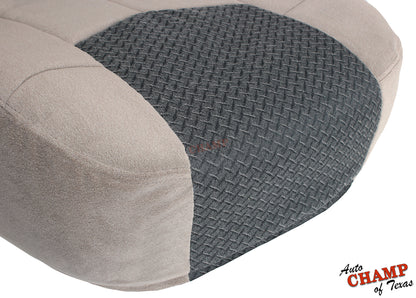 2002 chevy avalanche driver seat cover replacement closeup dune tan cloth